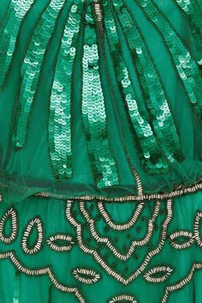 Roaring Twenties Inspired Dress in Green