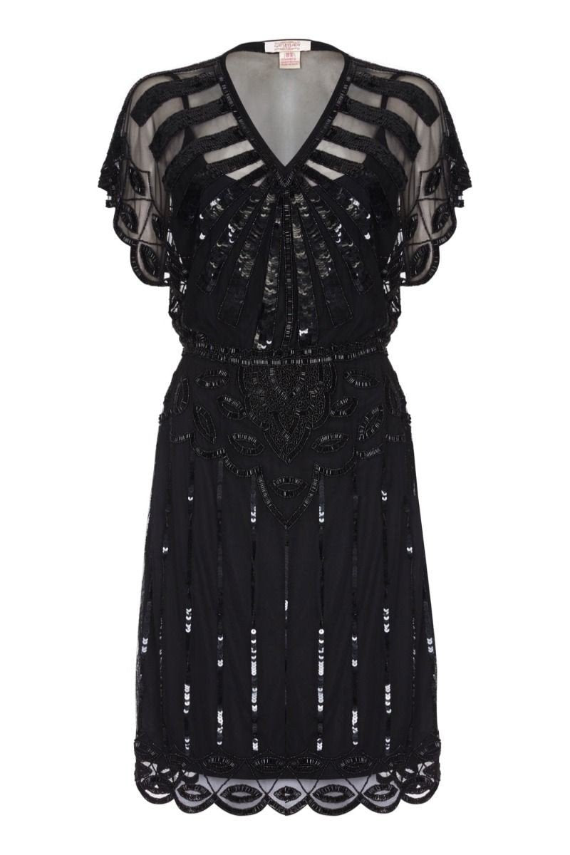 Roaring Twenties Inspired Dress in Black