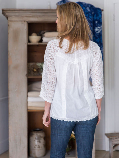 Juliet Blouse in White | April Cornell - SOLD OUT