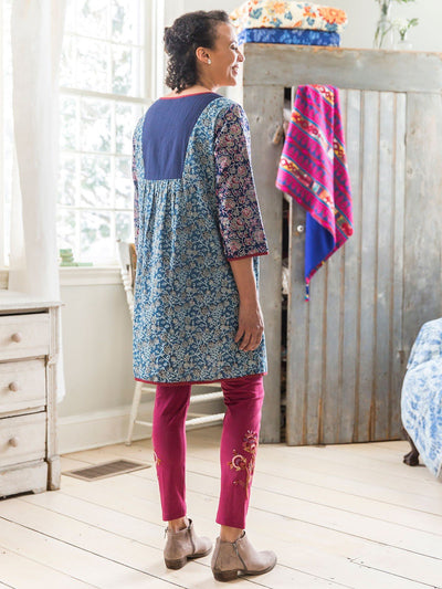 Frieda Tunic in Indigo by April Cornell