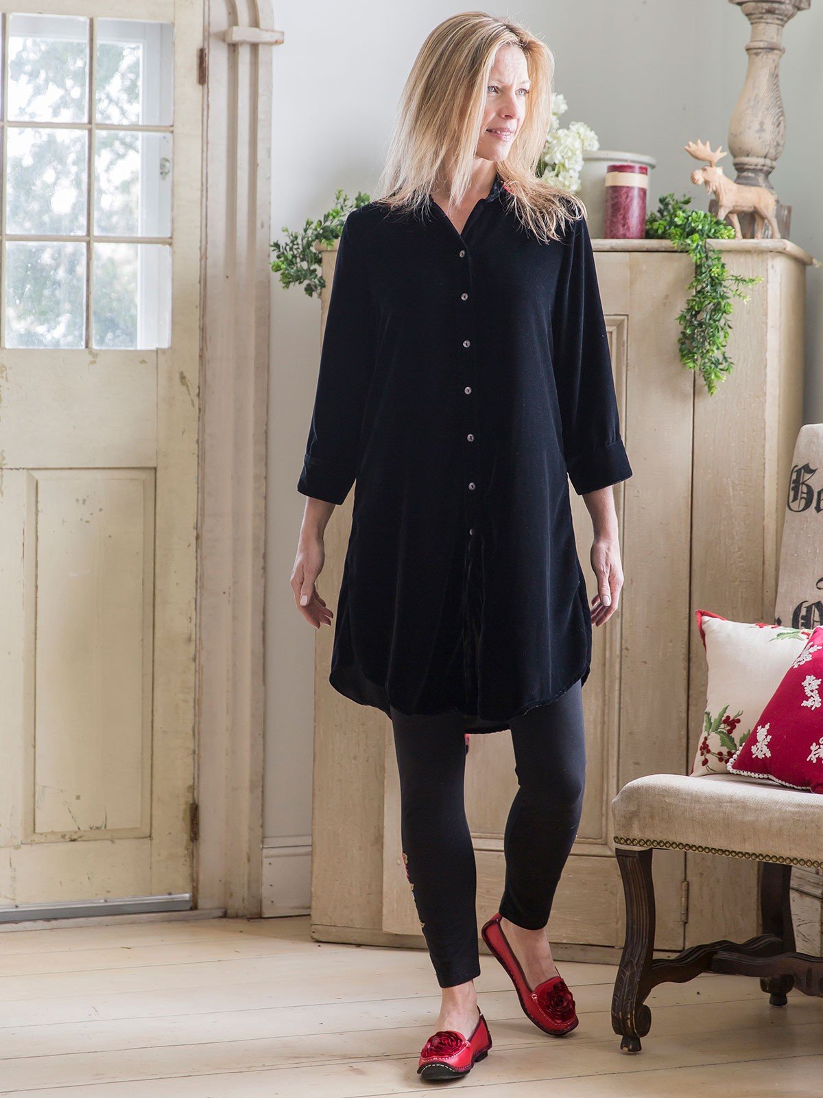 Bette Tunic in Black | April Cornell - SOLD OUT