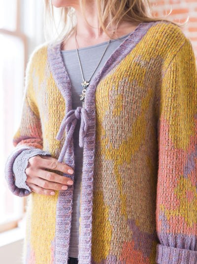 Nanette Cardigan in Gold Coral by April Cornell