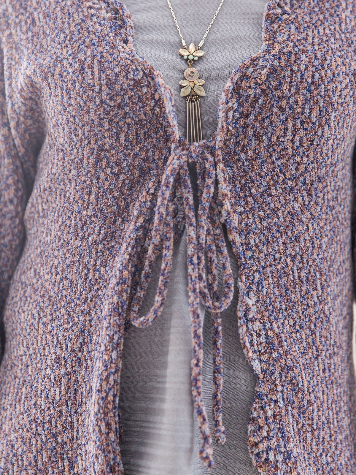 Coquette Cardigan in Orchid by April Cornell