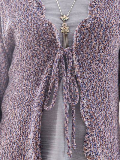Coquette Cardigan in Orchid by April Cornell