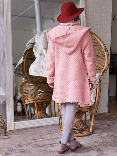 Petal Cardigan in Rose by April Cornell