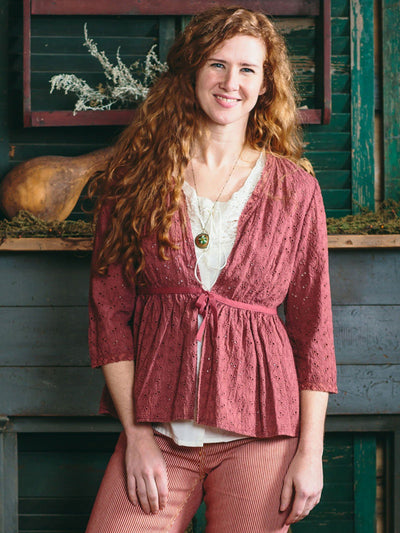 Annabelle Blouse in Rose by April Cornell