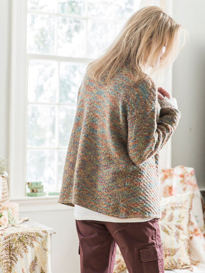 Woodland Cardigan in Green by April Cornell