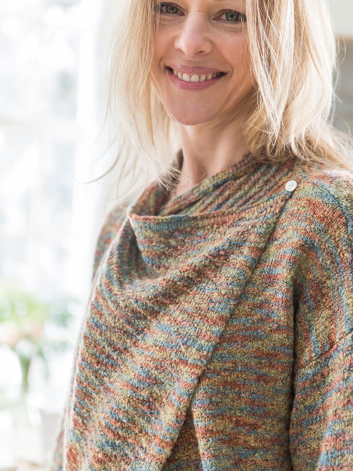 Woodland Cardigan in Green by April Cornell