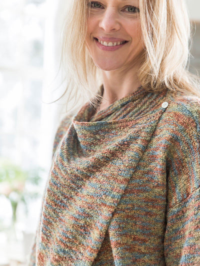 Woodland Cardigan in Green by April Cornell