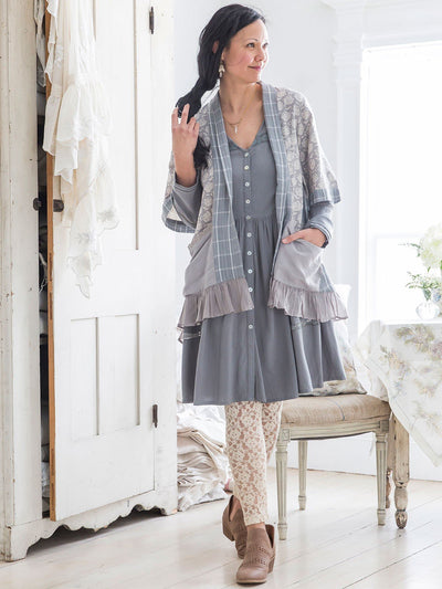 Patchwork Sweater in Multi by April Cornell