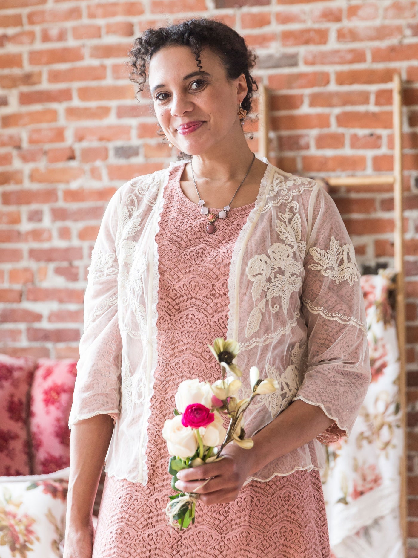 Paloma Cardigan in Ecru by April Cornell