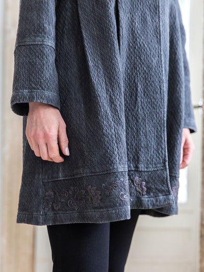 Abigail Coat in Charcoal by April Cornell