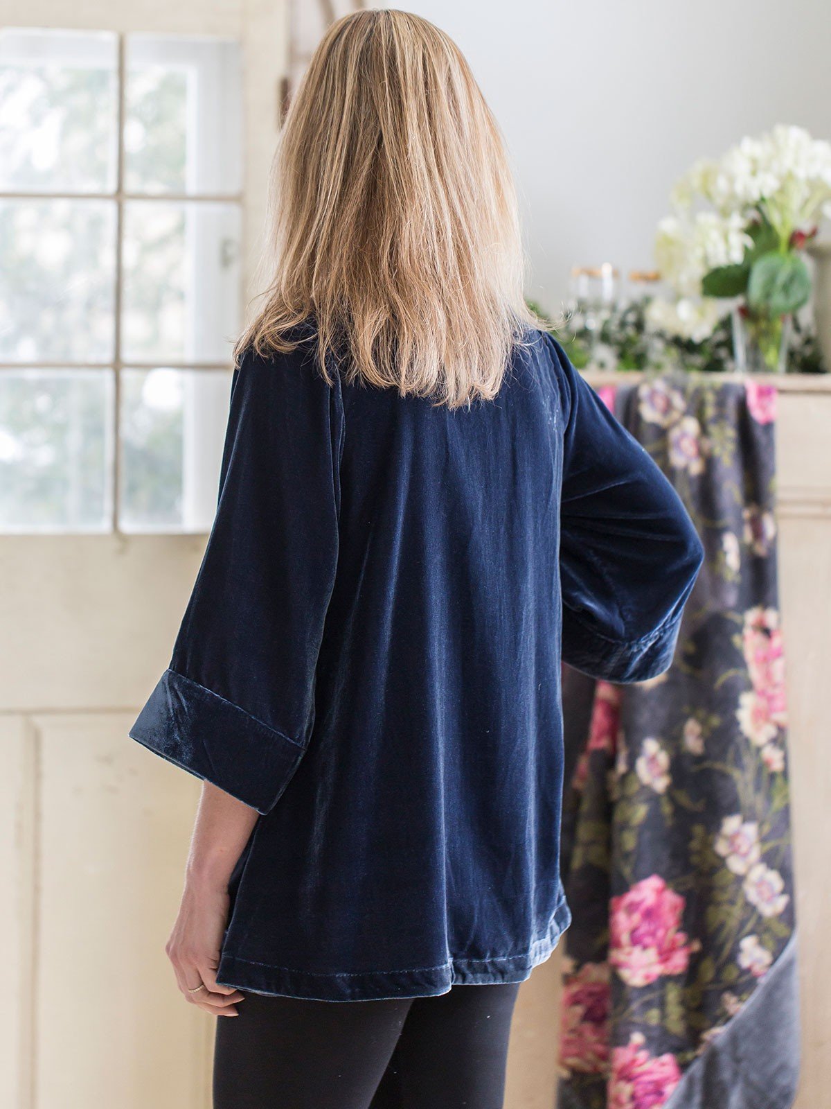 Camden Coat in Teal April Cornell