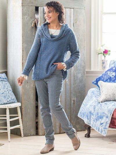 Chai Sweater in Soft Indigo | April Cornell - SOLD OUT