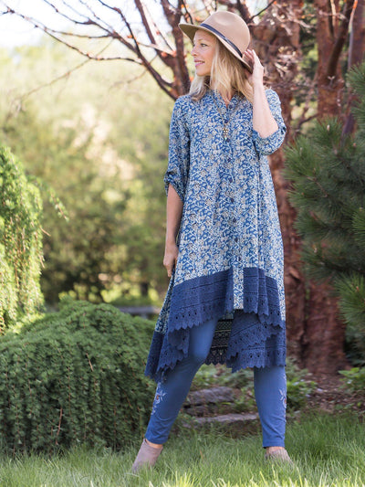 Ingalls Tunic in Indigo by April Cornell