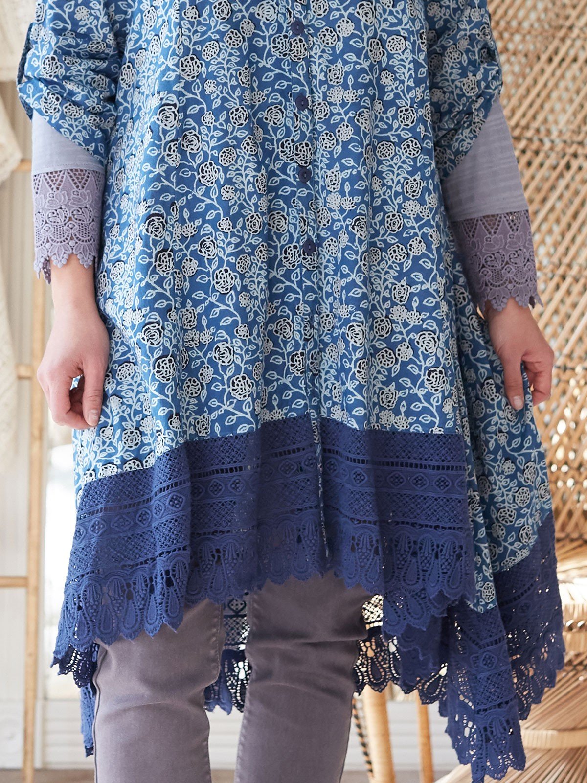 Ingalls Tunic in Indigo | April Cornell - SOLD OUT