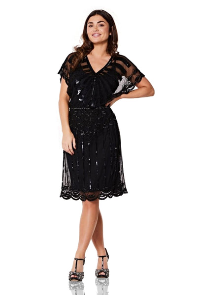 Roaring Twenties Inspired Dress in Black