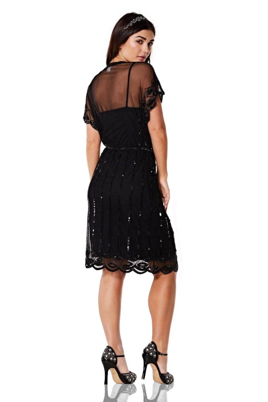 Roaring Twenties Inspired Dress in Black