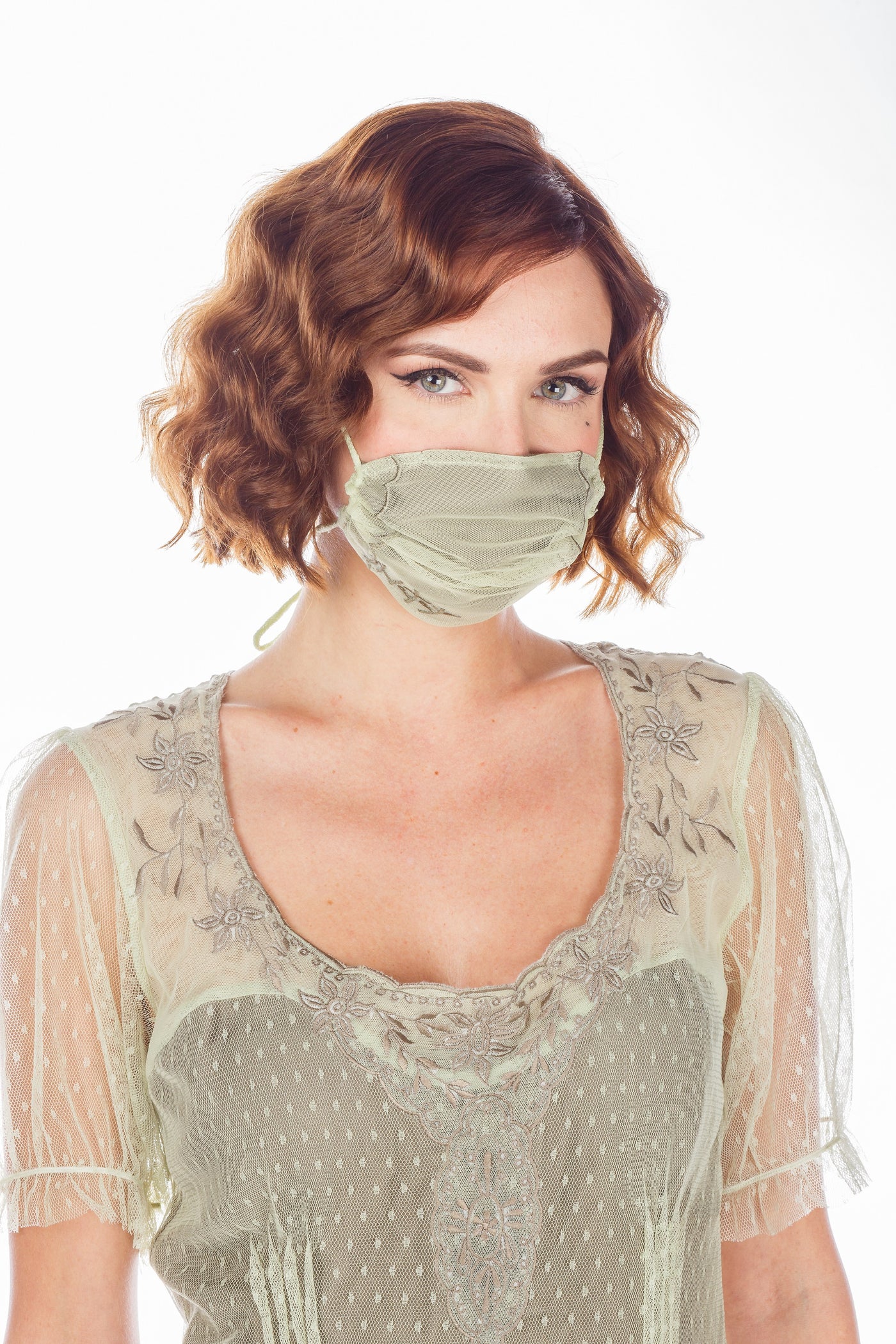 Breathable Dressy Face Mask in Mint by Nataya