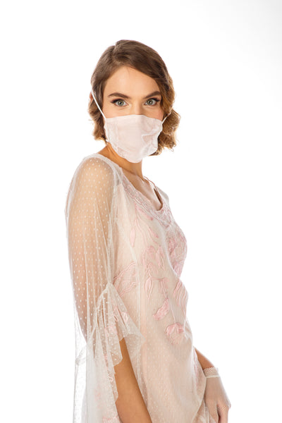 Breathable Dressy Face Mask in Ivory by Nataya
