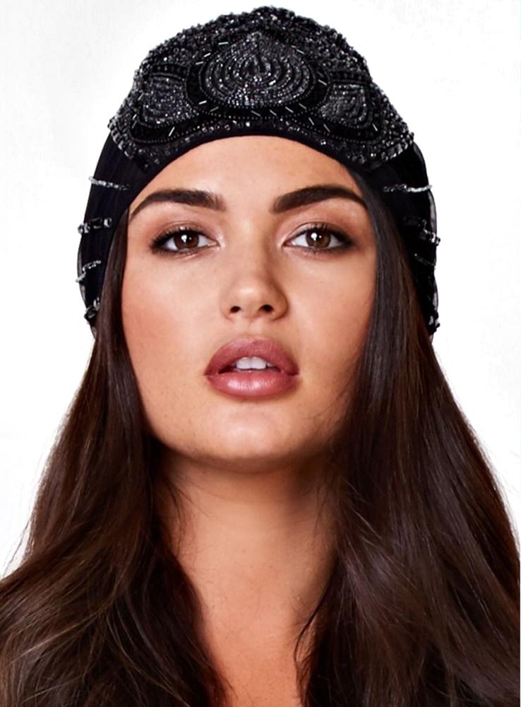 Gatsby Style Cap in Black
