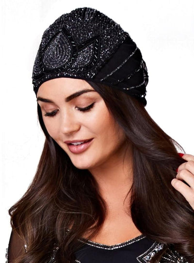 Gatsby Style Cap in Black