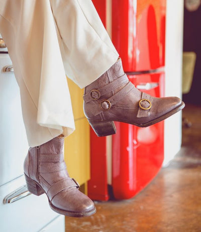 Bady Modern Victorian Boots in Alkaline Rustic