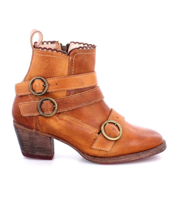 Bady Modern Victorian Boots in Rustic Almond