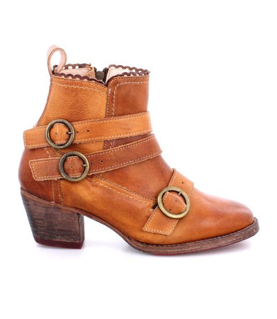 Bady Modern Victorian Boots in Rustic Almond