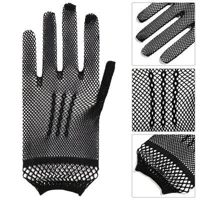 Butler Lace Short Gloves in Black