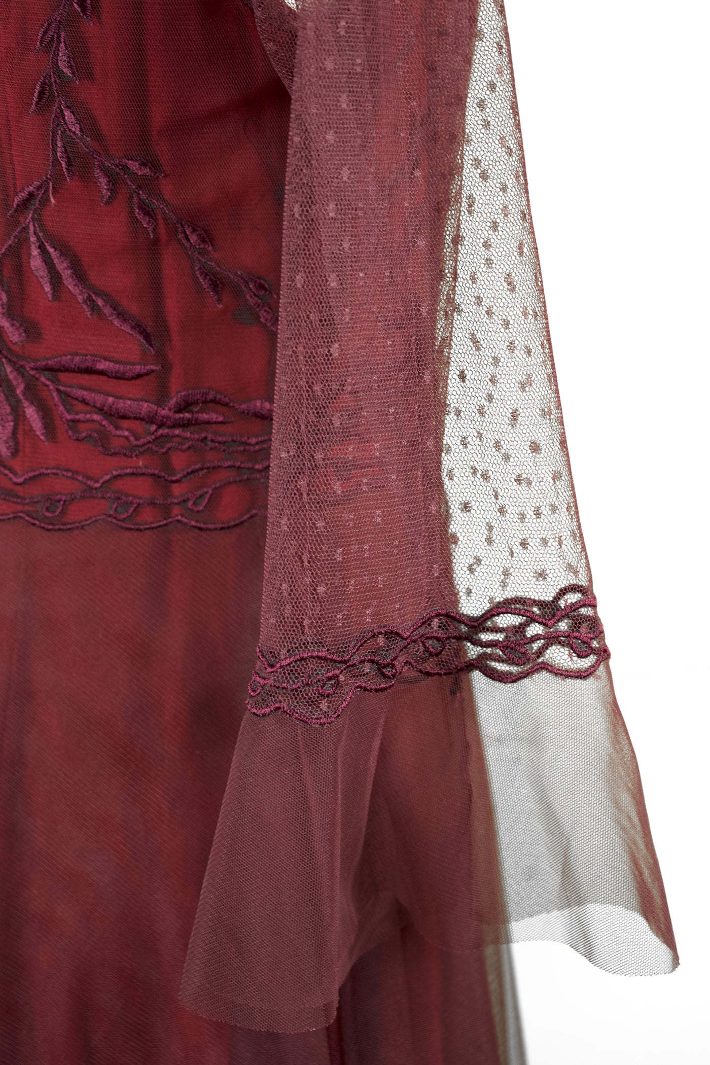 Vivian CL-075 Vintage Style Wedding Gown in Ruby by Nataya