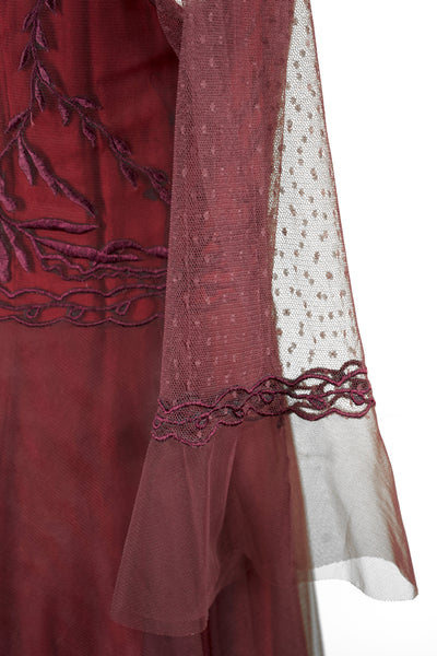 Vivian CL-075 Vintage Style Wedding Gown in Ruby by Nataya