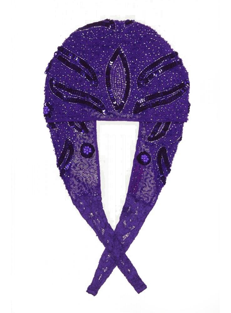 Old Hollywood Cap in Purple