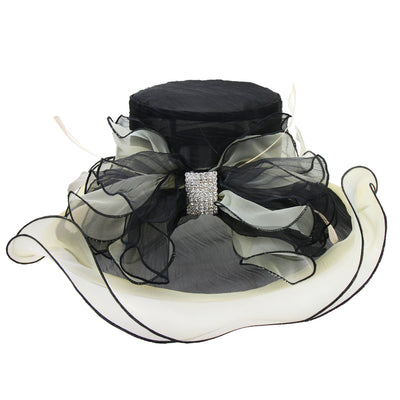 1920s Elegance Hat in Black