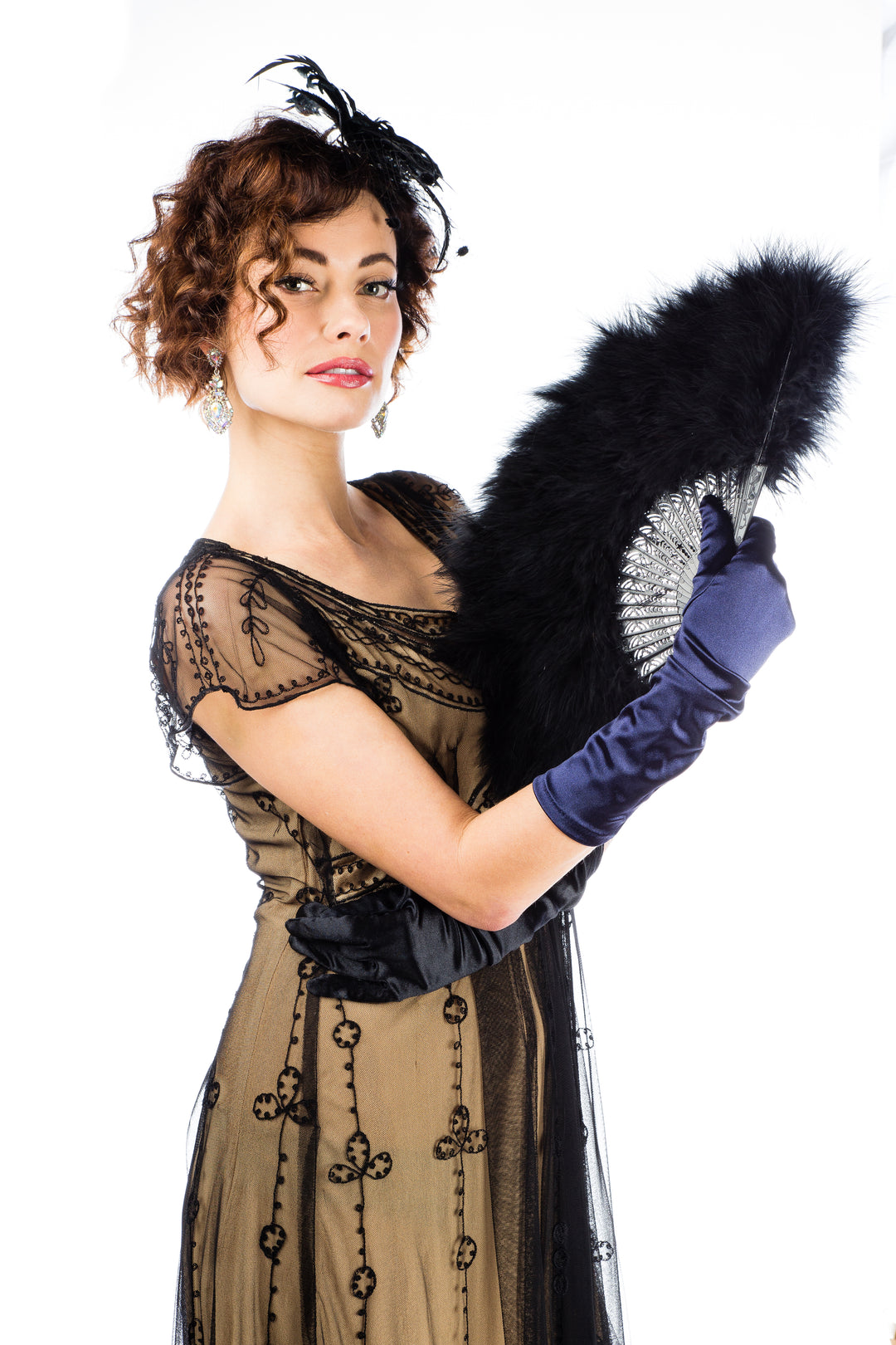Izabella Victorian Style Dress in Black Gold by Nataya – WardrobeShop