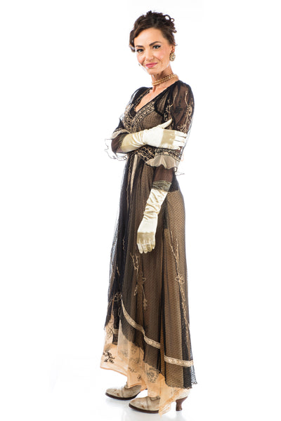 Kara-Modern-Victorian-Dress-in-Black-by-Nataya-side