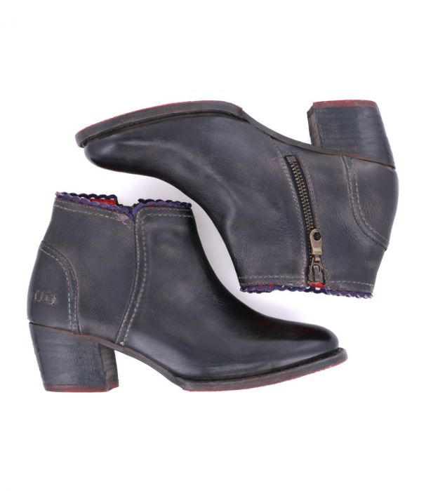 Mini Rustic Booties in Black