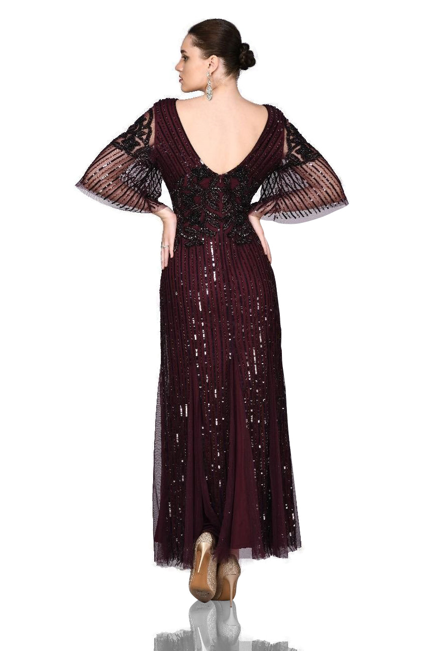 Galina Gown in Plum