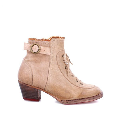 Seal Modern Victorian Booties in Rustic Pecan