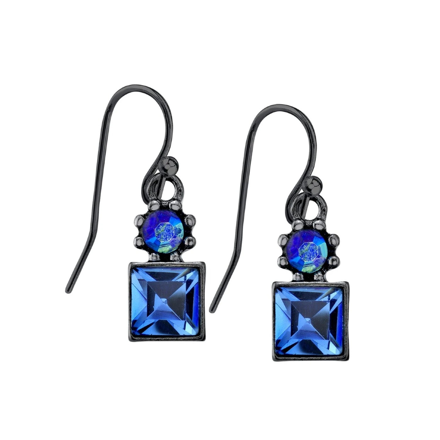 Aurora Art Deco Sapphire Drop Earrings by 1928 Jewelry
