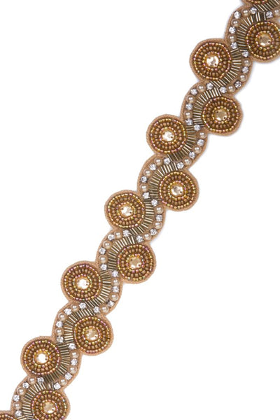 Eliza Flapper Headband in Gold