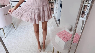Elsa Sequin Embellished Heels in Nude by Bella Belle Shoes