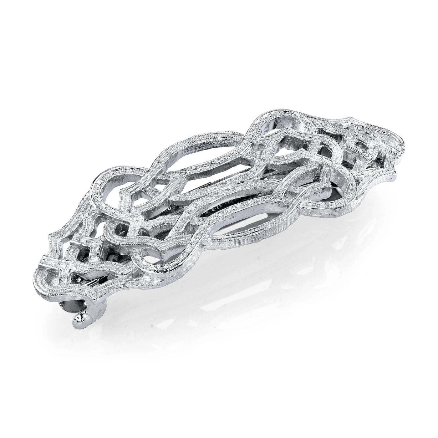 Filigree Art Deco Inspired Hair Barrette by 1928 Jewelry
