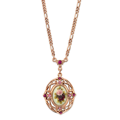 victorian-porcelain-rose-necklace