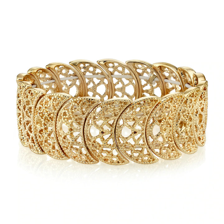 vintage-lace-half-circle-filigree-stretch-bracelet