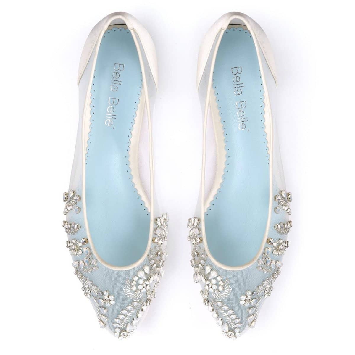 Willow Vintage Inspired Bridal Flats by Bella Belle Shoes